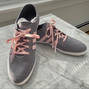 💕 Adidas Womens Shoes Grey & Pink Size 9.5 💕